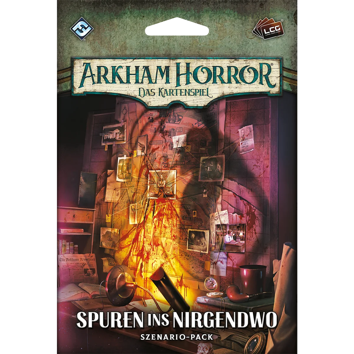 Preorder - Arkham Horror: Das Kartenspiel – Spuren ins Nirgendwo (Szenario-Pack) -Verpackung leicht beschädigt