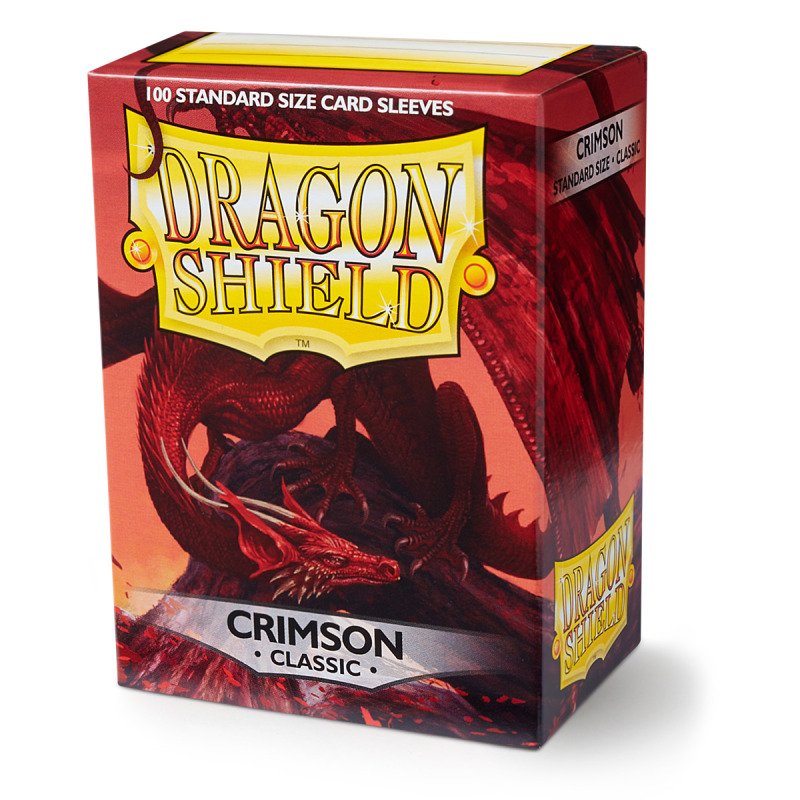 DS - Standard Sleeves: Crimson [Classic] (100 Sleeves)