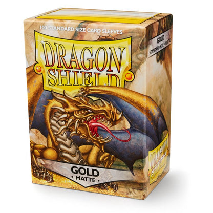 DS - Standard Sleeves: Gold [Matte] (100 Sleeves)