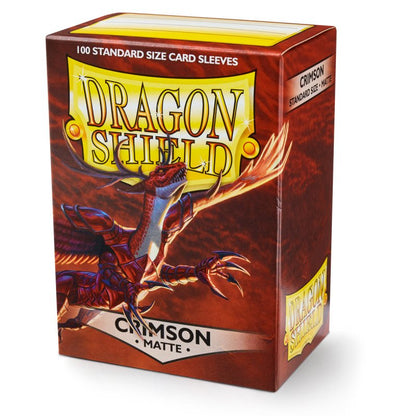 DS - Standard Sleeves: Crimson [Matte] (100 Sleeves)