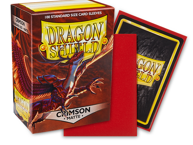 DS - Standard Sleeves: Crimson [Matte] (100 Sleeves)