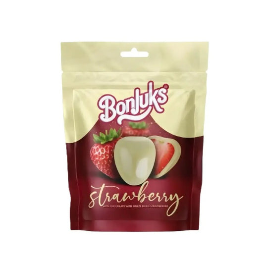 Bonjuks - Freeze Dried - Strawberry - White Chocolate - 80g