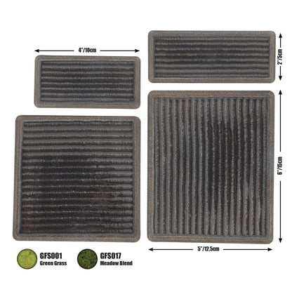 Preorder - Features: Paddy Fields (x4)