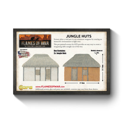 Features: Jungle Huts (x2)