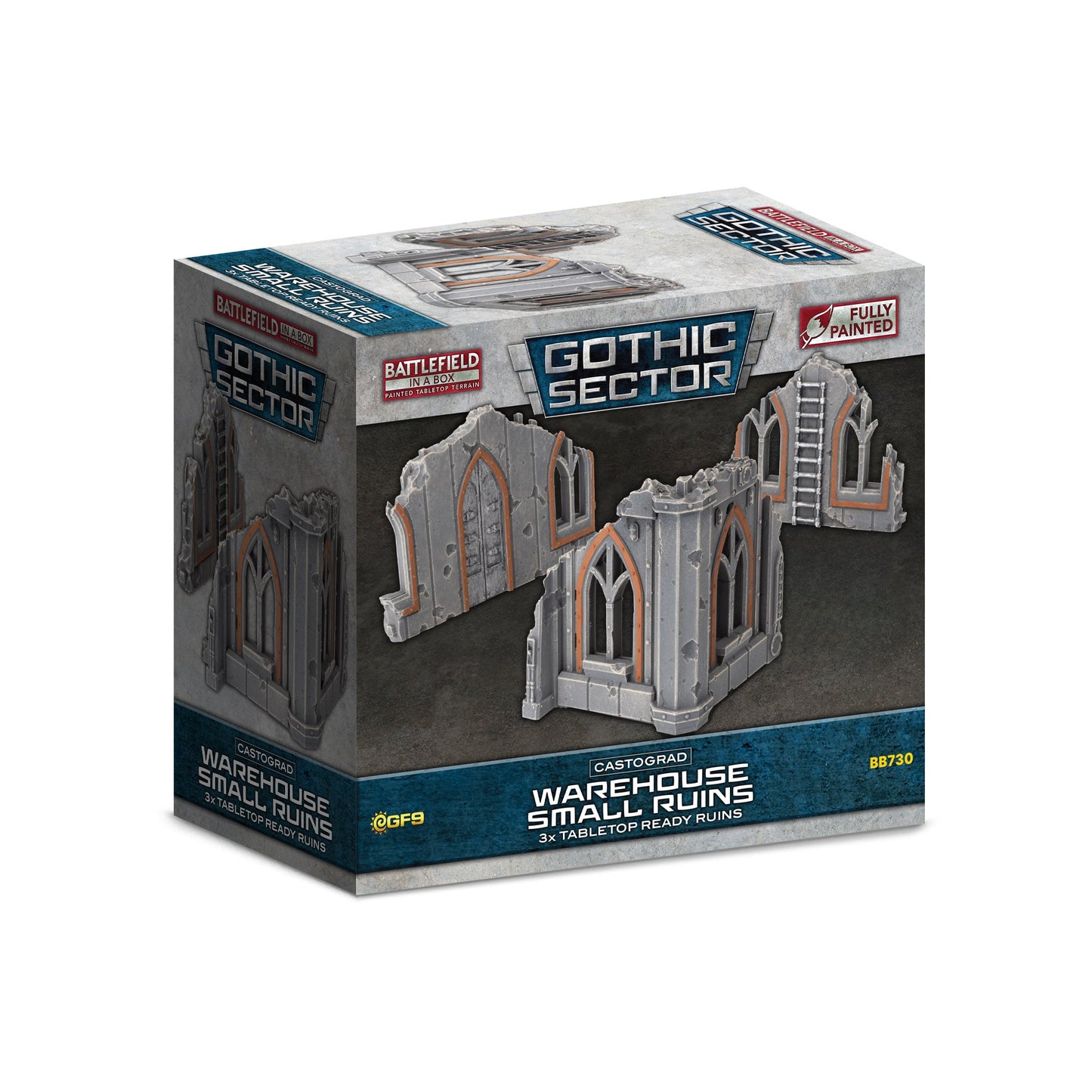 Preorder - Gothic Sector: Castograd Warehouse Small Ruins