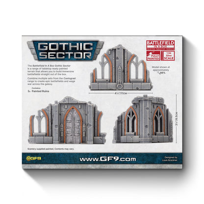 Preorder - Gothic Sector: Castograd Warehouse Small Ruins