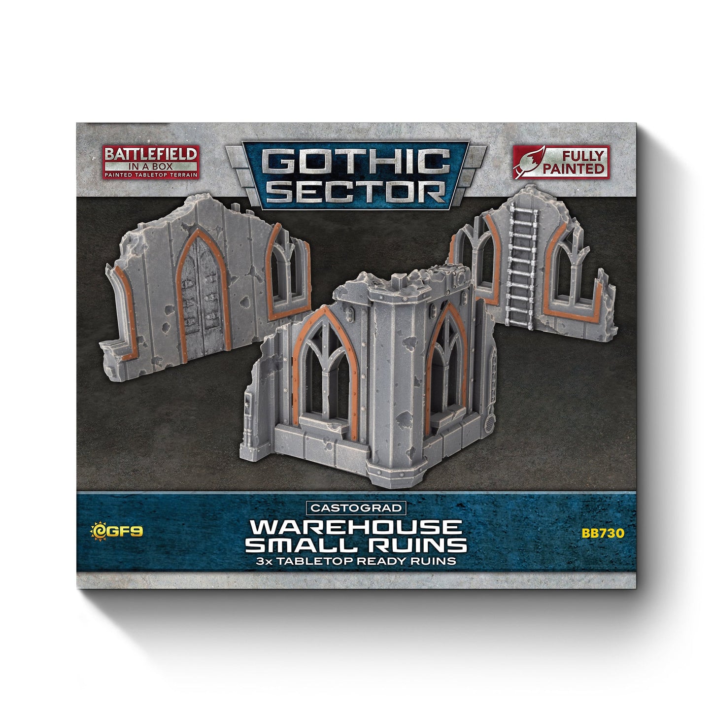 Preorder - Gothic Sector: Castograd Warehouse Small Ruins