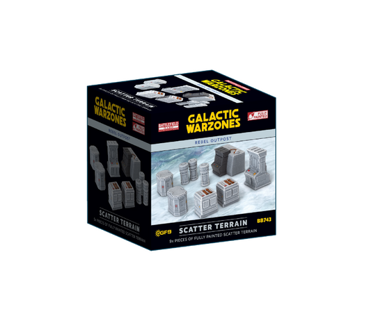 Preorder - Galactic Warzones: Rebel Outpost - Scatter Terrain (x9)
