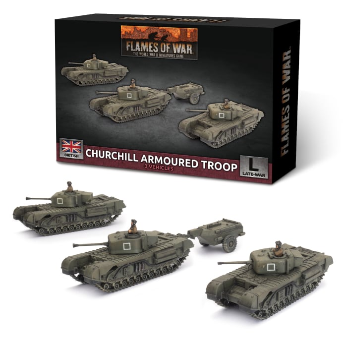 Churchill Armoured Troop (Plastic)