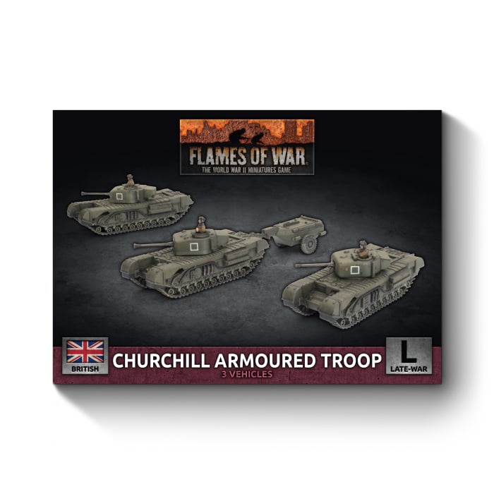 Churchill Armoured Troop (Plastic)