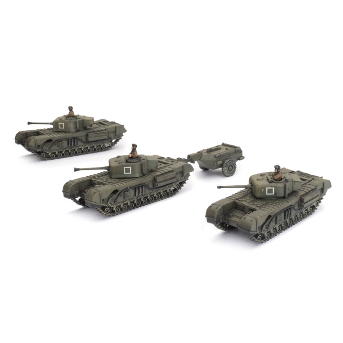 Churchill Armoured Troop (Plastic)