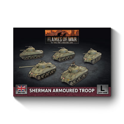 Sherman Armoured Troop (Plastic)