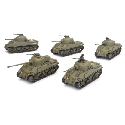 Sherman Armoured Troop (Plastic)