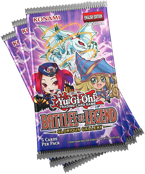 Preorder - YGO TCG - Battles of Legend: Glorious Gallery Booster Display (24 Boosters) - EN