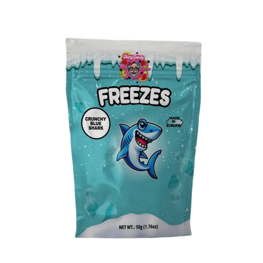 Chaos Candy - freeze dried Candy - Crunshy Blue Sharks - 50g