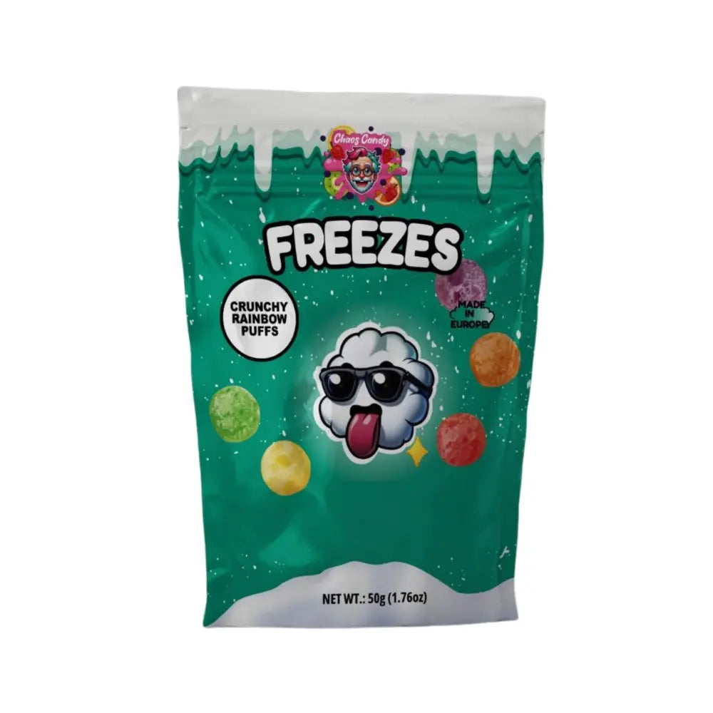 Chaos Candy - freeze dried Candy - Crunshy Rainbow Puffs - 50g