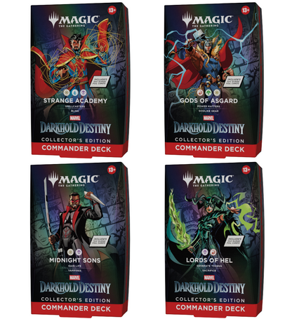 Preorder - Marvel: Darkhold Destiny Collector Commander Deck Display (4 Decks) - EN