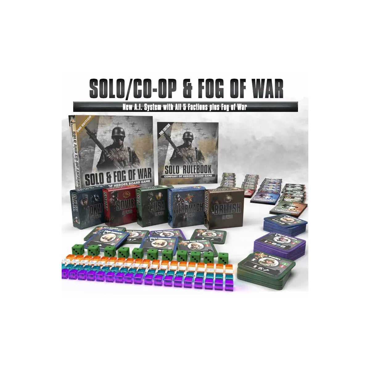 Preorder - Company of Heroes: 2nd Edition: Solo & Fog of War Expansion