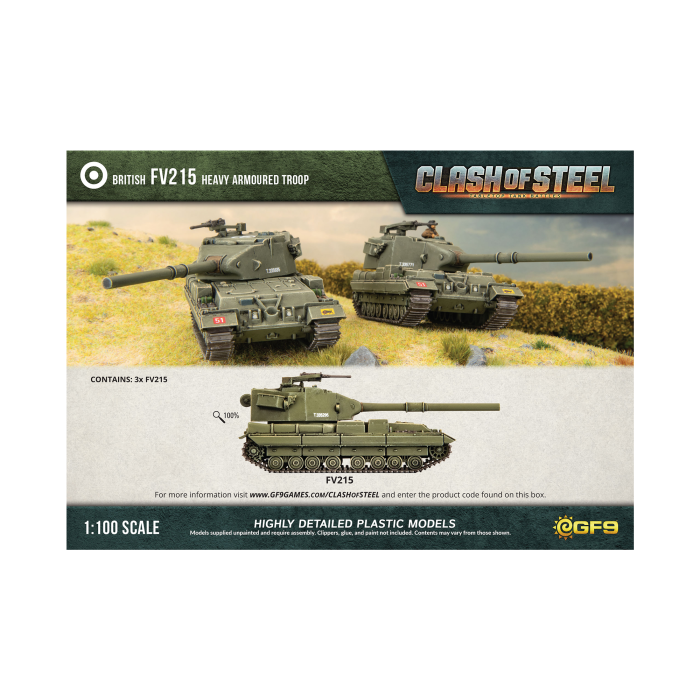 FV215 Heavy Armoured Troop (x3 Plastic)