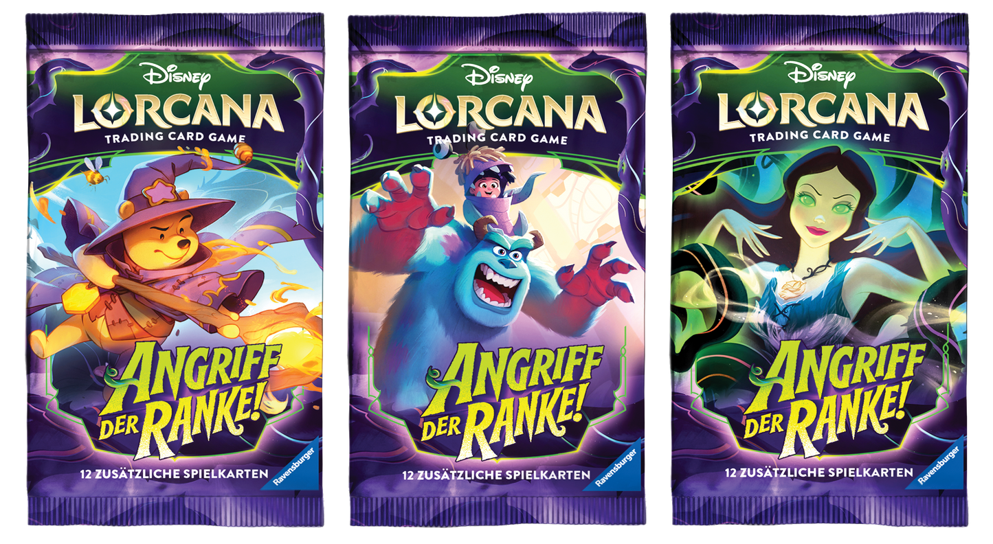 Preorder - Disney Lorcana TCG - Angriff der Ranke! Booster Display (24 boosters) - DE