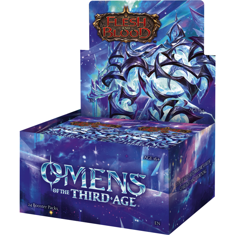 Preorder  - Flesh and Blood TCG - Omens of the Third Age Booster Display (24 boosters) - EN