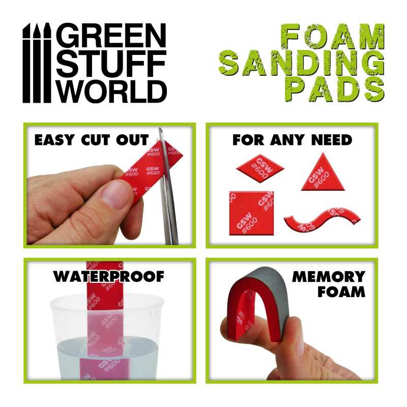 Foam Sanding Pads x20