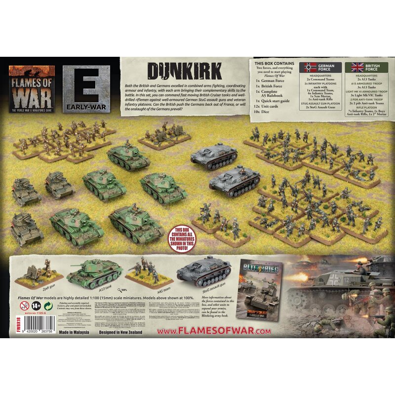 Preorder - Dunkirk - British vs German Starter Set (Plastic)