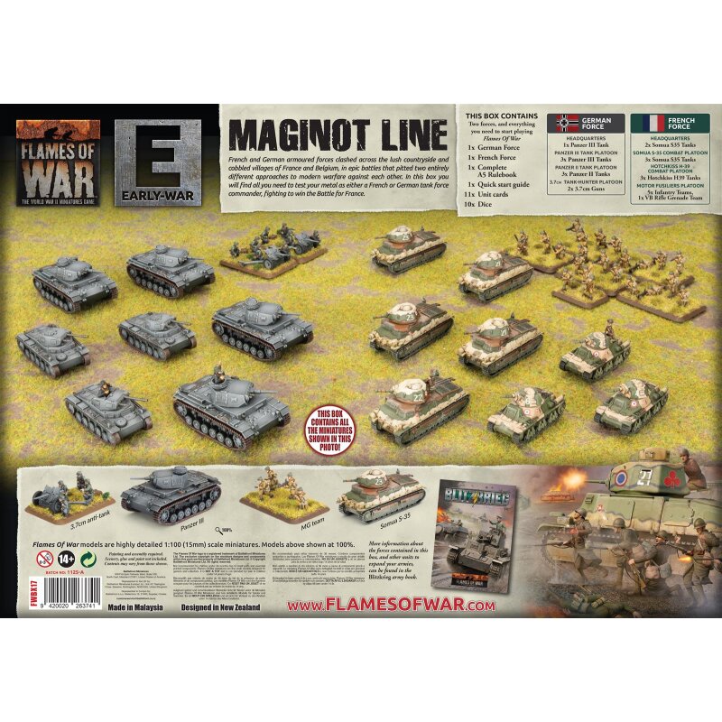 Preorder - Maginot Line - German vs French Starter Set (Plastic)