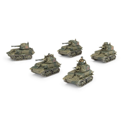 Preorder - Vickers Light Mk VI Troop (x5, Plastic)