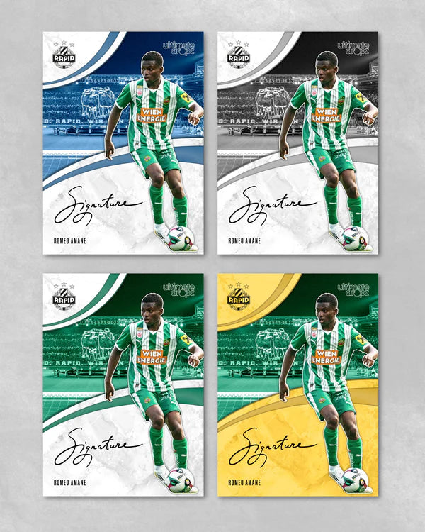 SK Rapid Sammelkartenbox - Grün. Weiß. Geprägt.