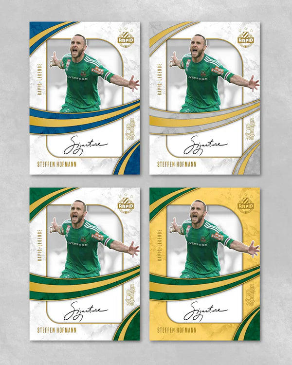 SK Rapid Sammelkartenbox - Grün. Weiß. Geprägt.