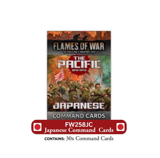 Preorder - The Pacific: Japanese Command Cards (x30 Cards) - Limited Edition