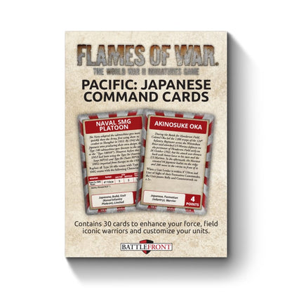 The Pacific: Japanese Command Cards - Limited Edition