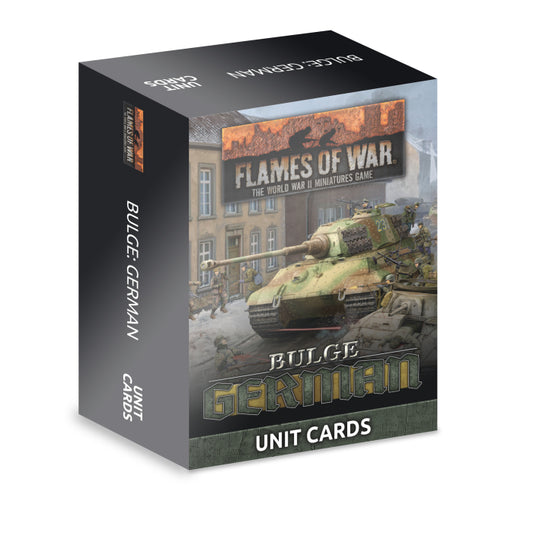 Bulge: German Unit Cards