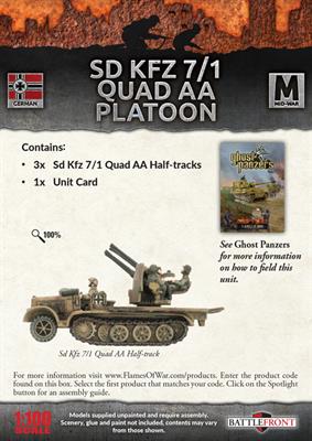 SD KFZ 7/1 Quad AA Platoon (MW)