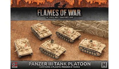 Panzer III Tank Platoon (Plastic)