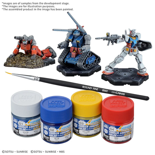 Preorder - GUNDAM ASSEMBLE PAINT PACK 01 [PA01]