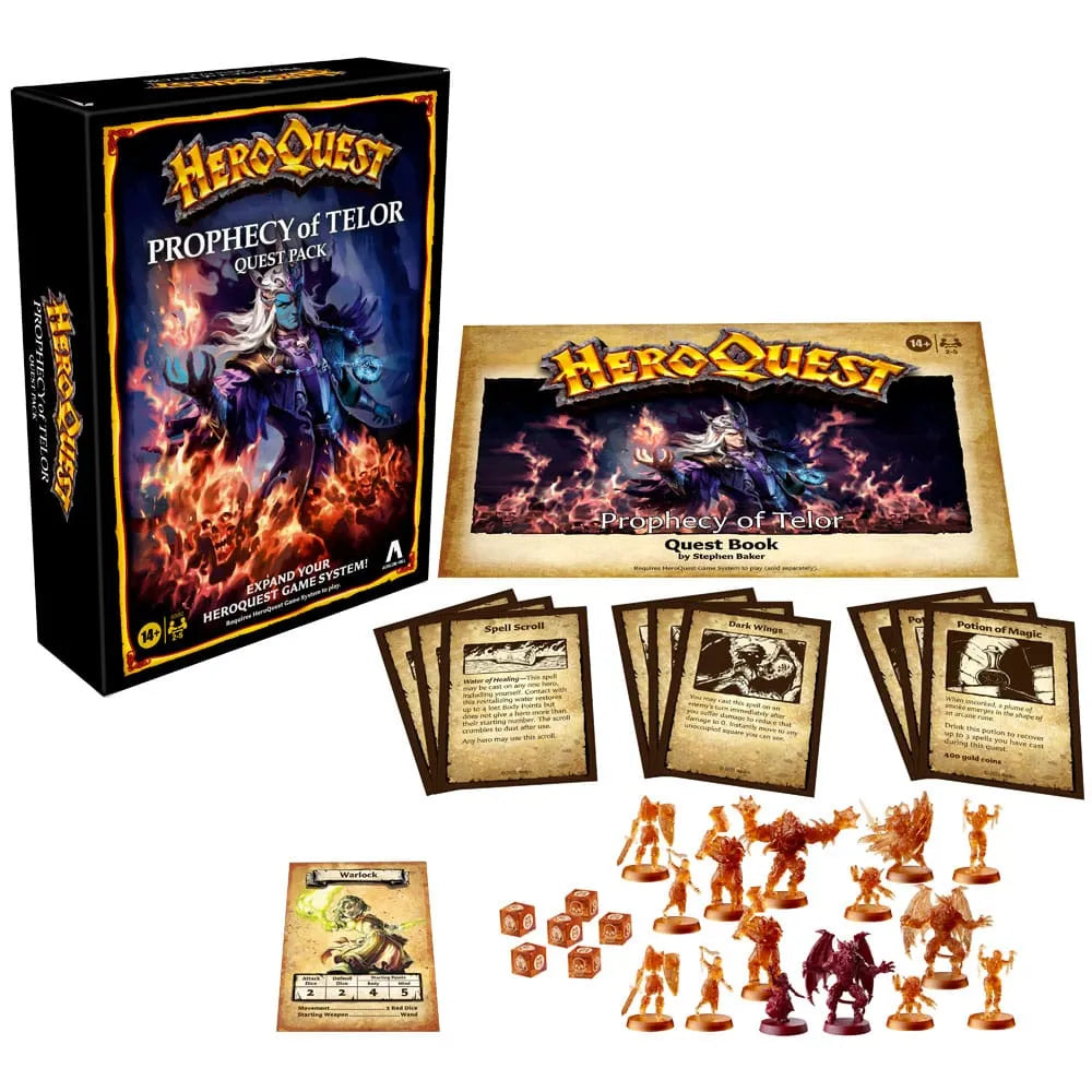 Preorder - HeroQuest Erweiterung Die Prophezeiung von Telor Abenteuerpack (Deutsch)