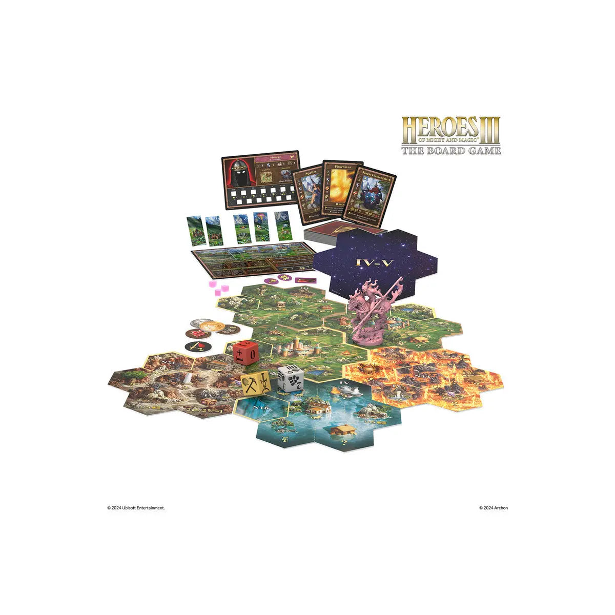 Preorder - HoMM III: The Board Game Conflux Expansion EN