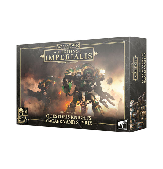 Legions Imperialis: Mechanicum Questoris Knights Magaera Styrix Miniature