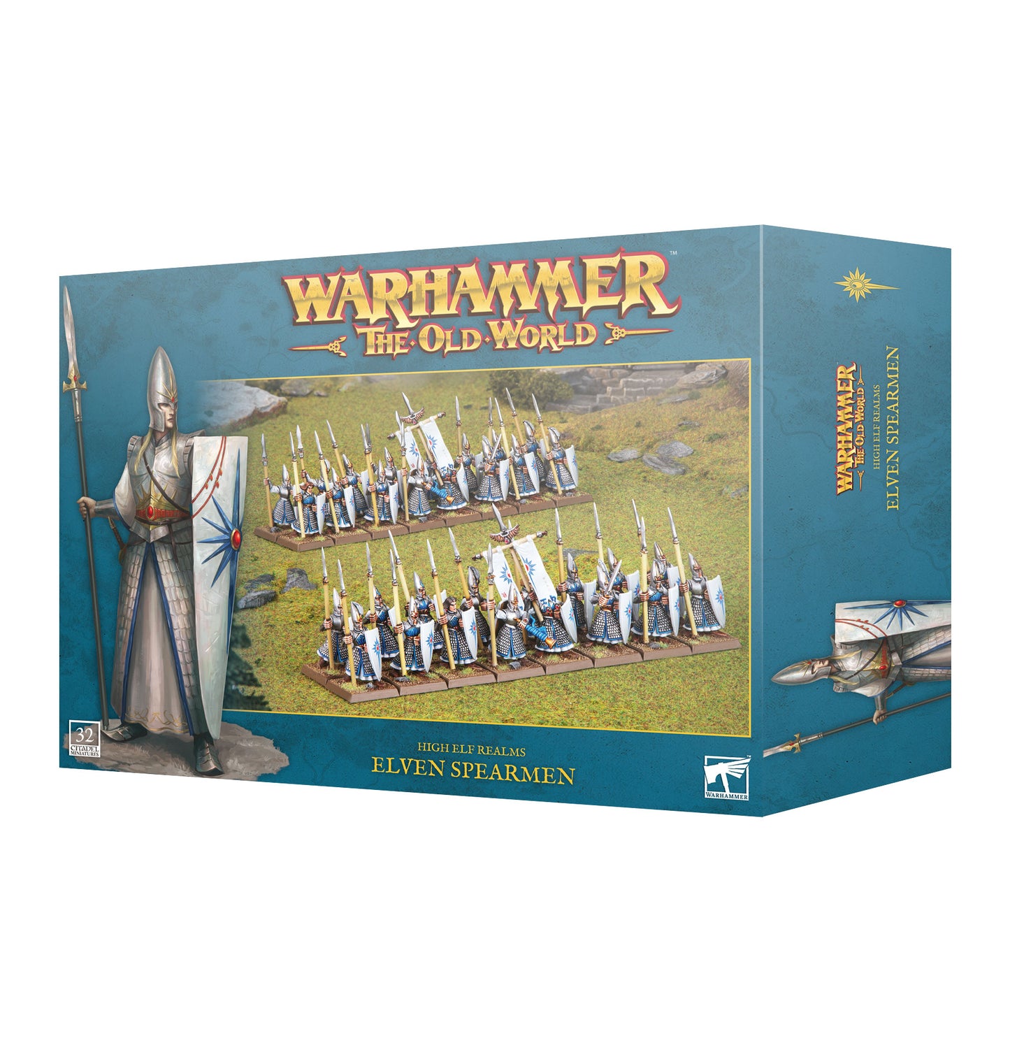 High Elf Realms: Elven Spearmen Regiment / Schwertmeister von Hoeth