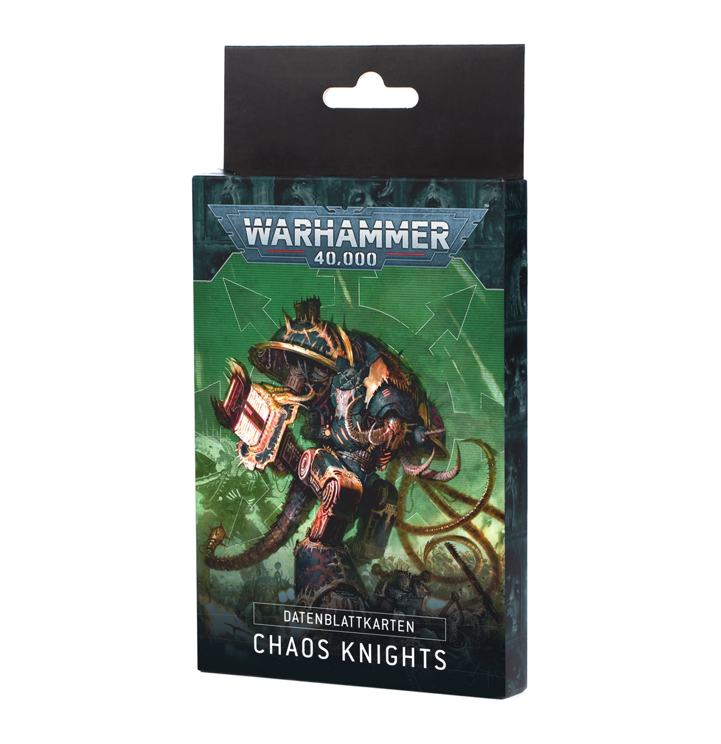 Warhammer 40,000: Datasheet Cards Chaos Knights GER