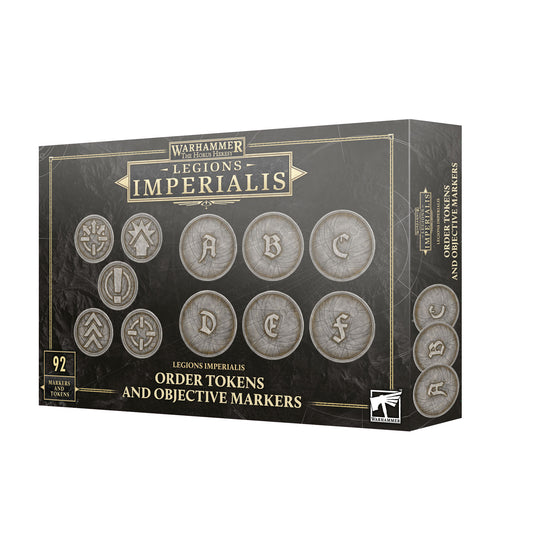 Preorder - Warhammer: Legions Imperialis Order Tokens Objectives Markers