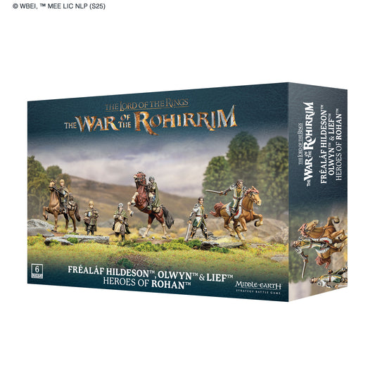 Preorder - MESBG: Fréaláf Hildeson™ Olwyn and Lief Heroes of Rohan