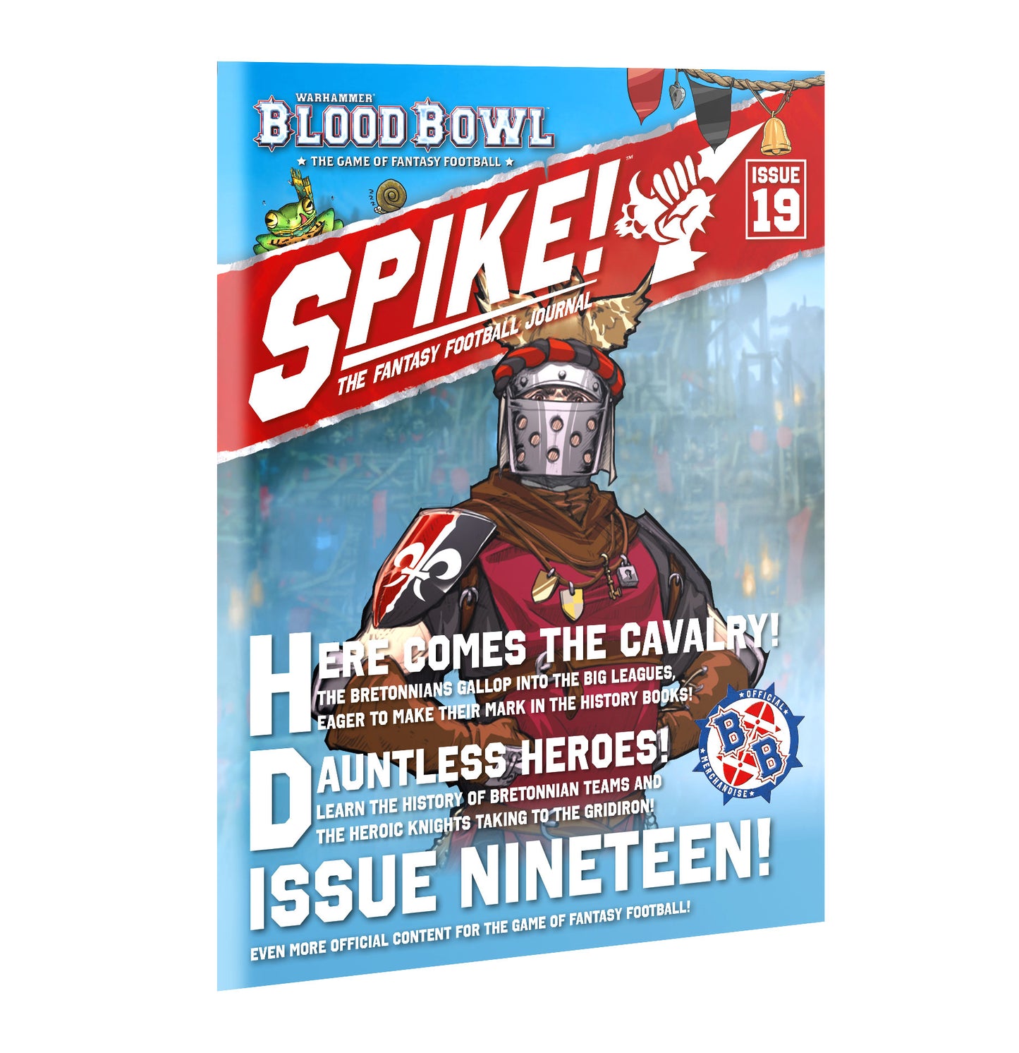 Preorder - Blood Bowl Spike Issue 19 Bretonnian Brionne Barons Edition ENG