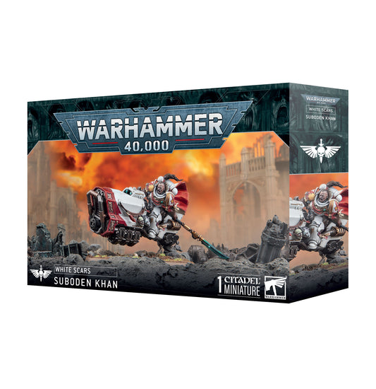 Preorder - Space Marines White Scars Suboden Khan
