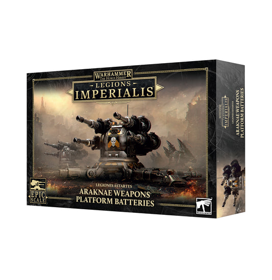 Preorder - Legions Imperialis Legiones Astartes Araknae Weapons Platform Batteries