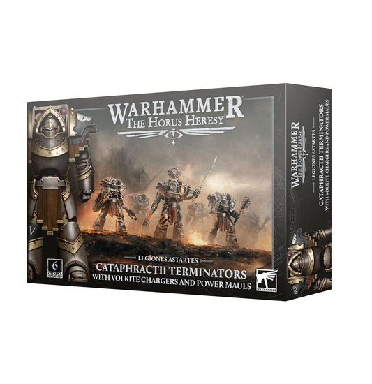 Preorder - Legiones-Astartes-Cataphractii-Terminators-with-Volkite-Chargers-and-Power-Mauls
