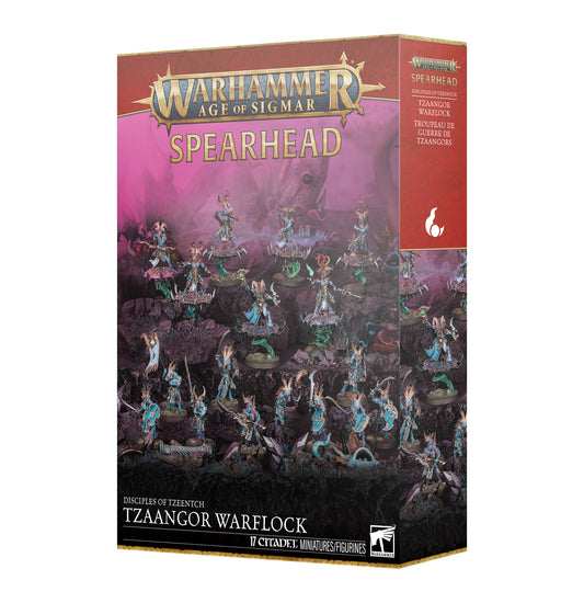 Preorder - Spearhead-Disciples-of-Tzeentch-Tzaangor-Warflock