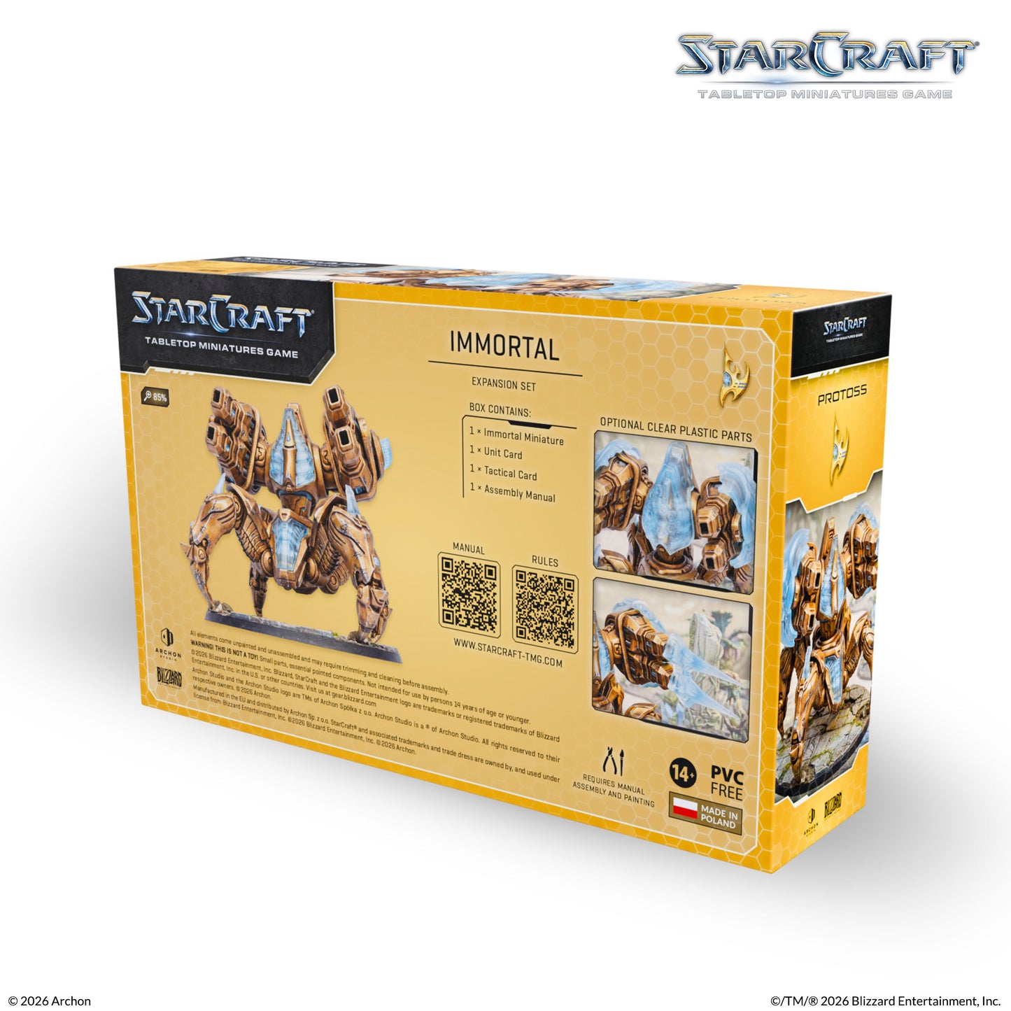 Preorder - Archon Studio - Starcraft TMG: Protoss Expansion Set: Immortal